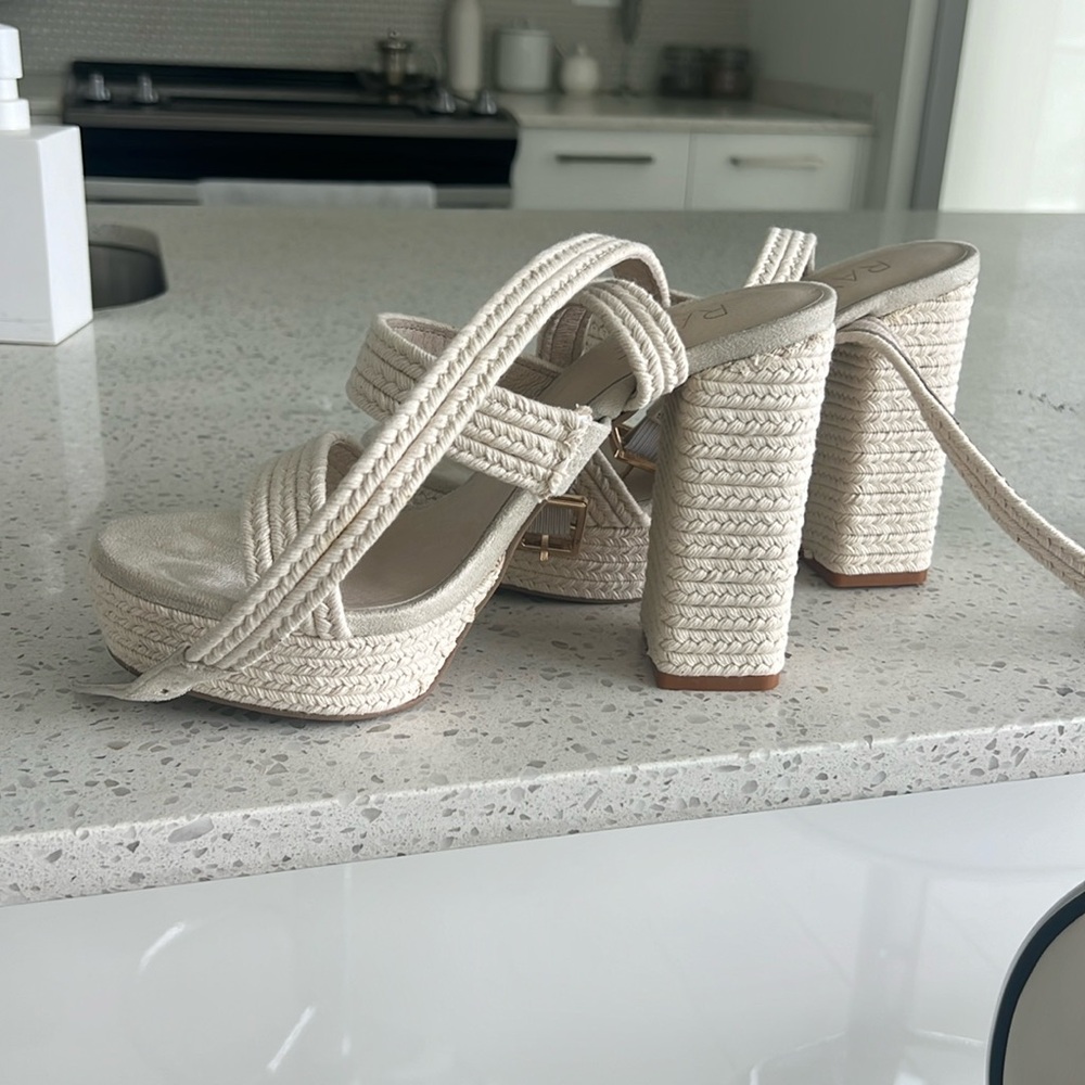 Raye woven Heels